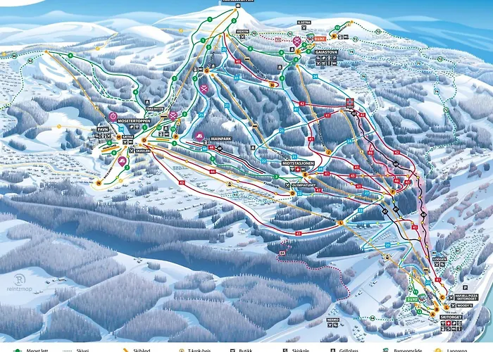 Semesterbostad Texastoppen, In Hafjell With Sauna *